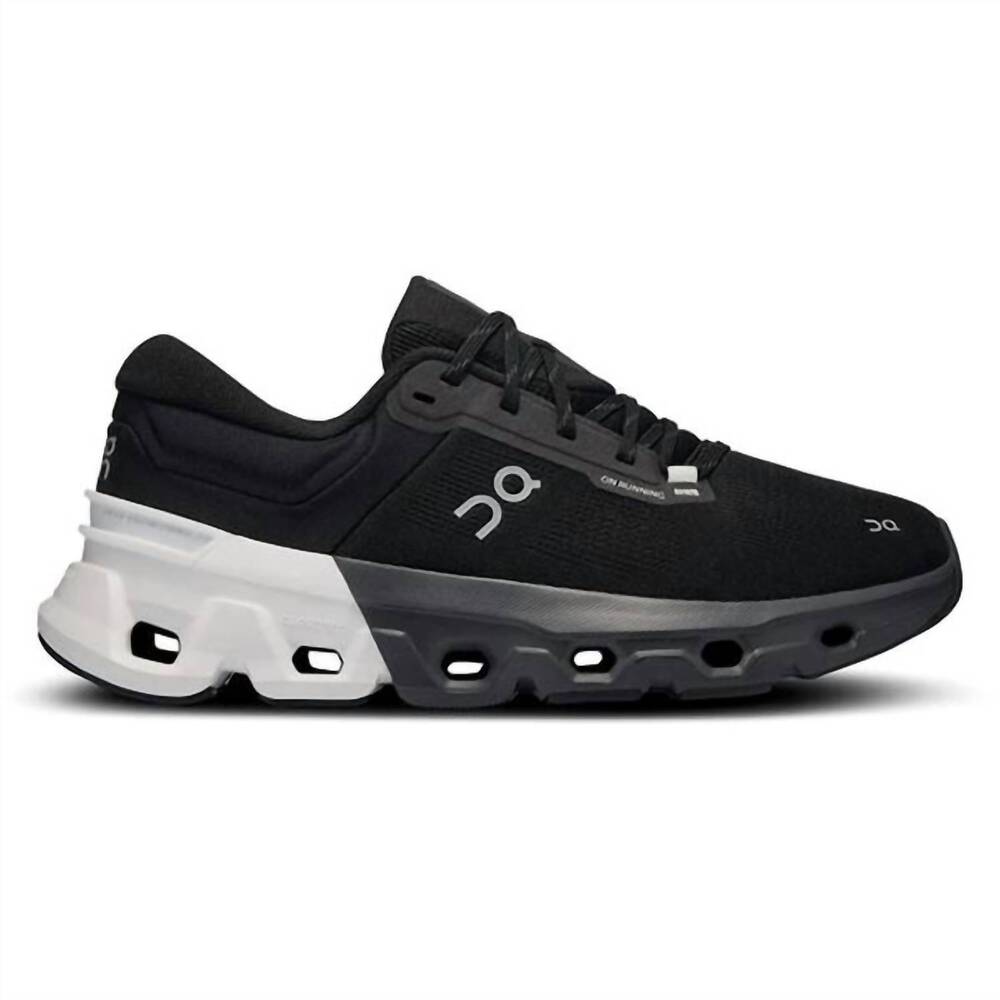 NEW ON RUNNING men's cloudflyer 5 running shoes in black/white